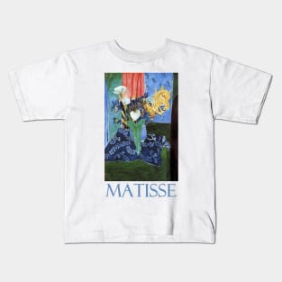 Calla Lilies, Irises and Mimosas (1913) by Henri Matisse Kids T-Shirt